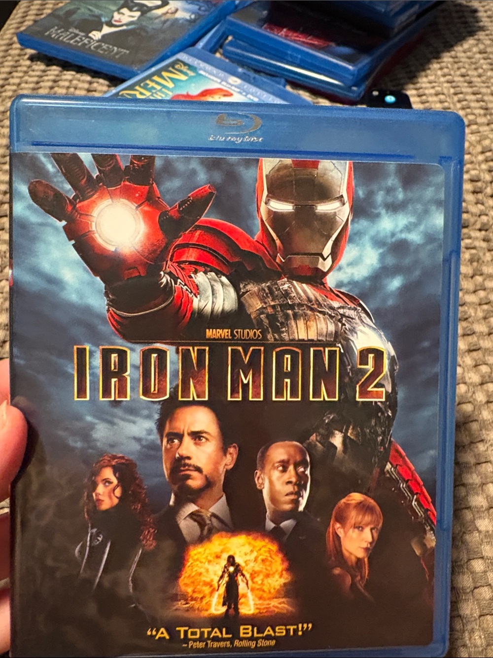 Marvel Iron Man 2 Blu-ray - Red & Gold Artwork